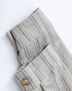 復古條紋長袖襯衫