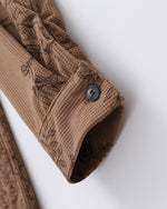 Floral Tie Long Sleeve Shirt