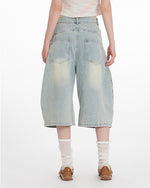 Vintage cropped jeans