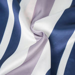 復古豎條紋露肩長袖（女款）