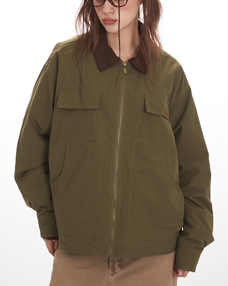 Retro workwear jacket