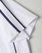 Retro embroidered short sleeves