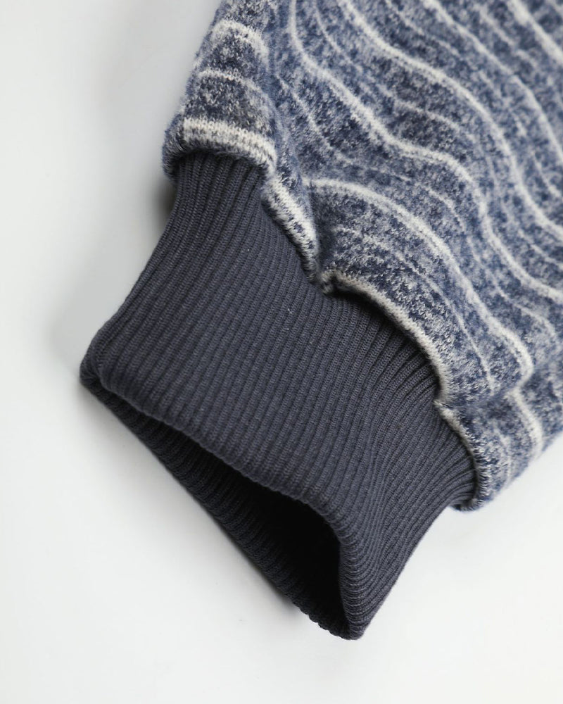 復古條紋刺繡外套