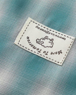 Vintage Plaid Tie Short Sleeve Shirt