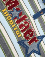 刺綉拼接休閑短袖