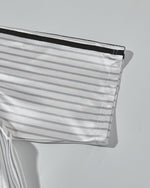 Sports striped short sleeves