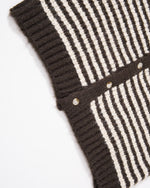 Color-blocked striped sweater