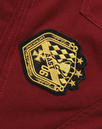 機車刺綉棉服外套