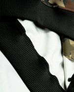 Camouflage hooded sweatshirt jacket