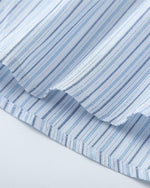 Striped short-sleeved shirt