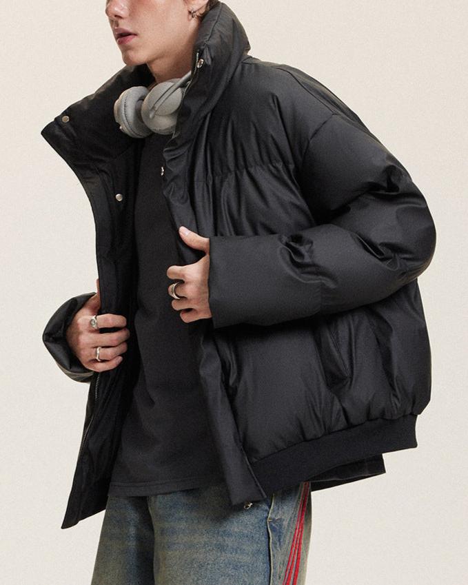 Retro thickened warm jacket