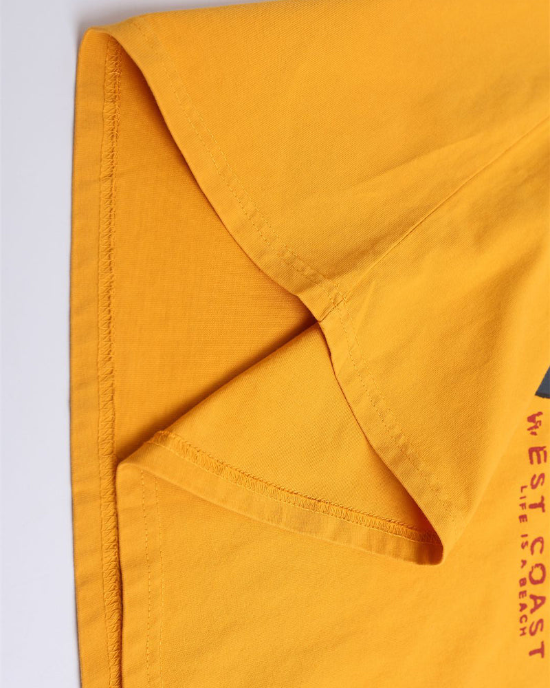Retro contrast raglan short sleeves