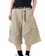 Retro multi-pocket cargo shorts