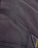 Distressed Star Hooded Sweatshirt Jacket