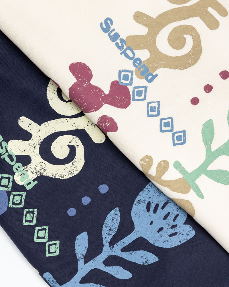 Abstract Hooded Sweatshirt