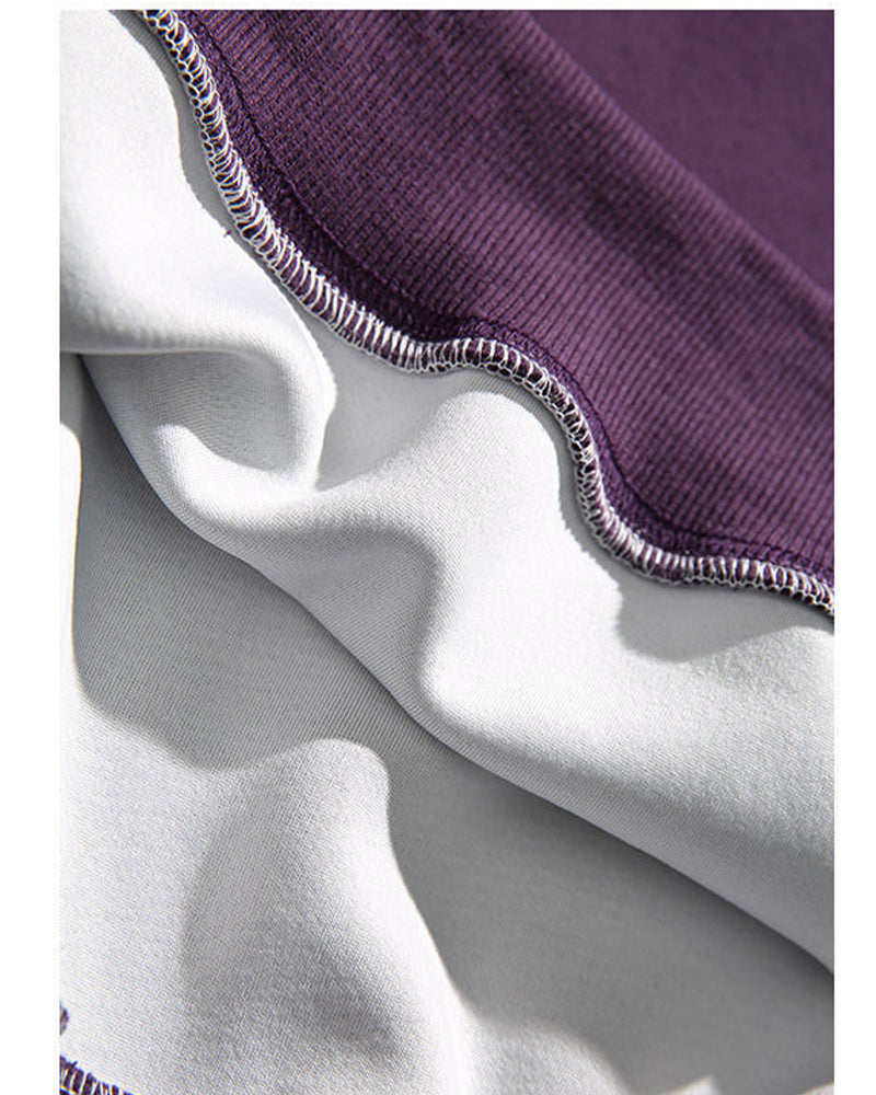 Patchwork Couple Hoodies