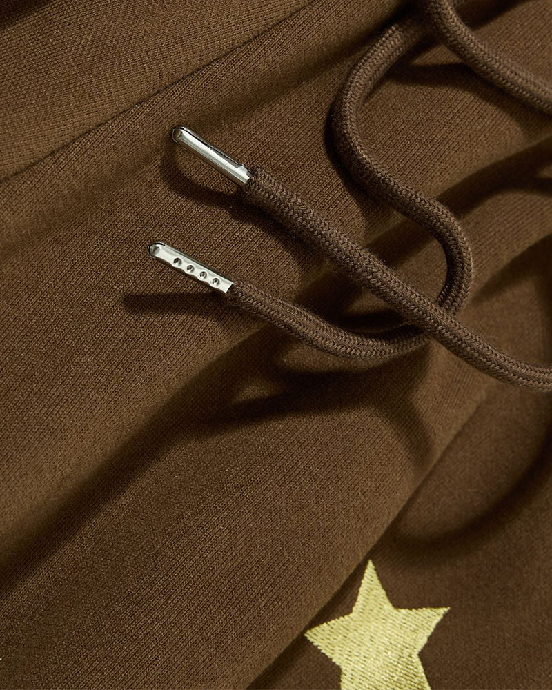 復古字母休閑褲