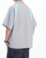 Colorblock polo short sleeves