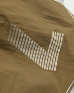 Patchwork racing suit jacket