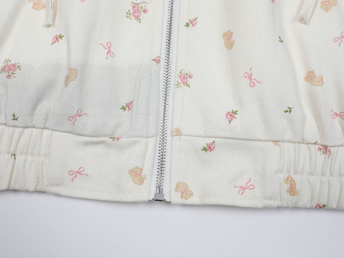 floral embroidered jacket