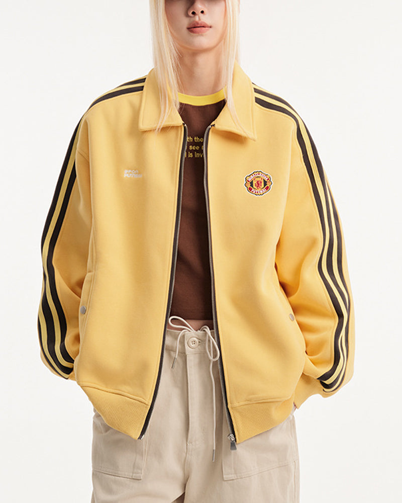 3줄 스트라이프 재킷