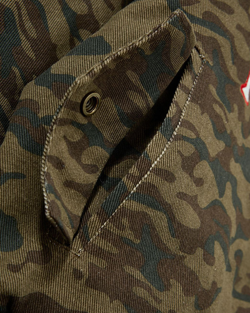 Retro letter thick coat