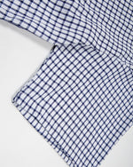 格紋貓咪短袖襯衫