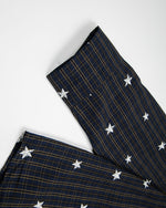 Star-patterned long-sleeved shirt