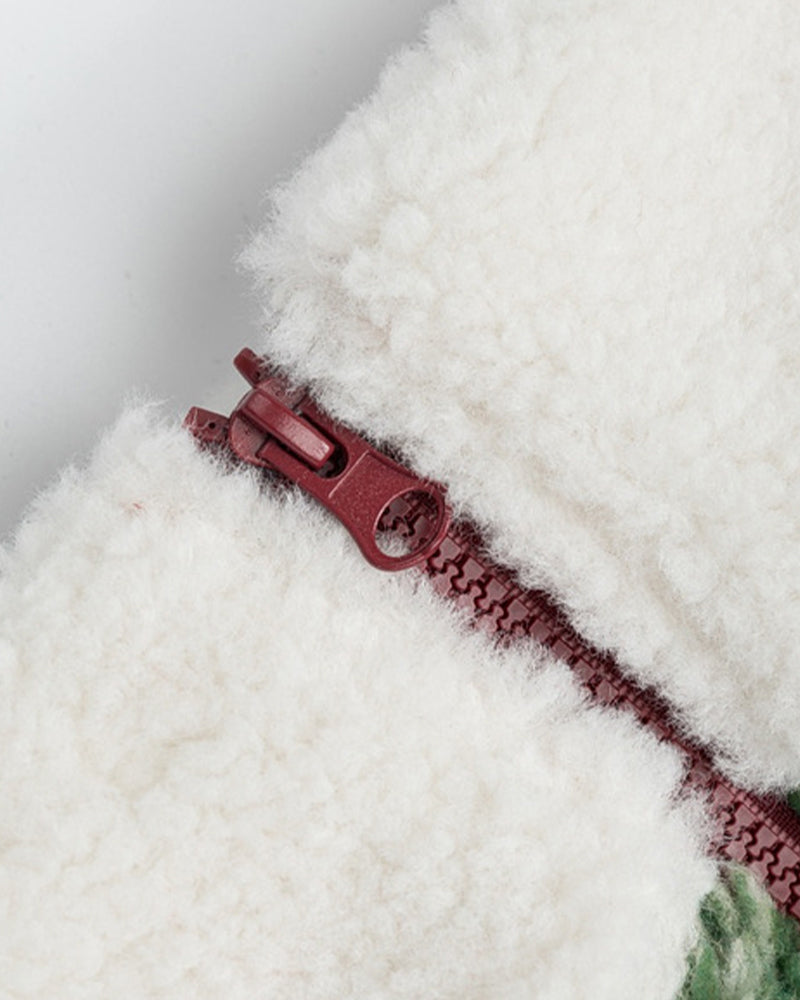 Retro cotton-padded jacket