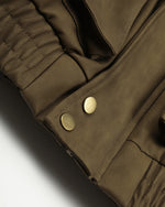 Simple and versatile lapel cotton coat