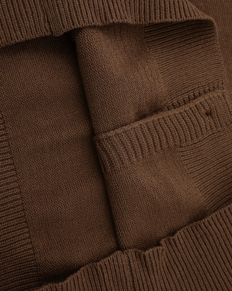 Color-blocked striped puppy sweater