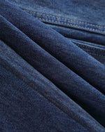 水洗牛仔直筒褲