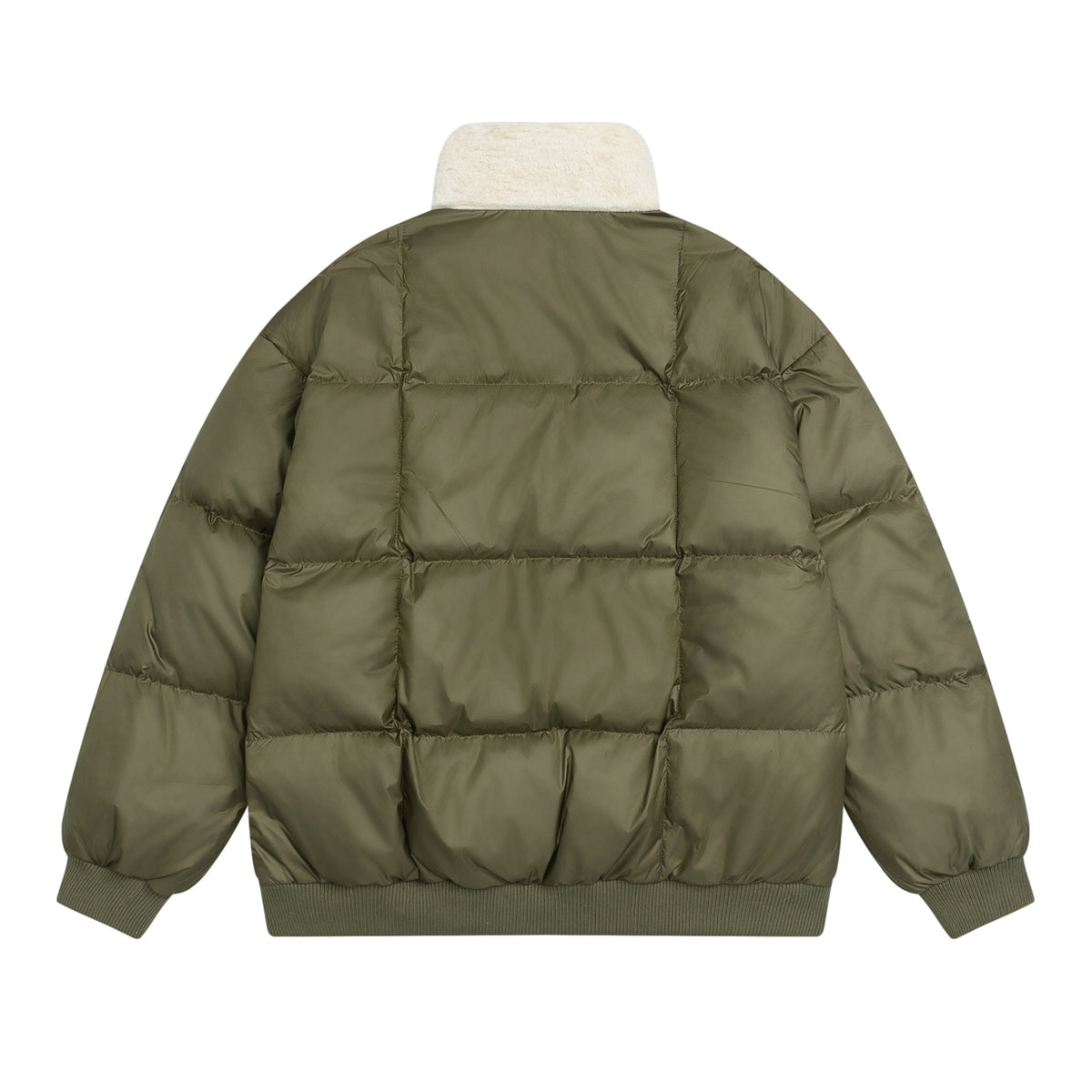 Retro loose down jacket