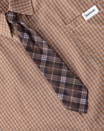 plaid long sleeve shirt