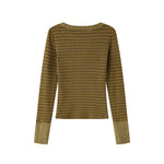 줄무늬 긴팔 셔츠