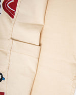 Fun color-block long-sleeved shirt