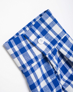 Retro casual plaid long-sleeved shirt