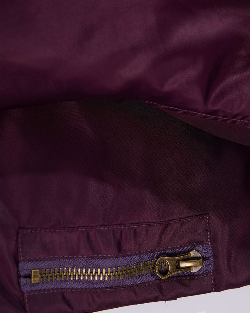 Unique color-blocked cotton-padded jacket