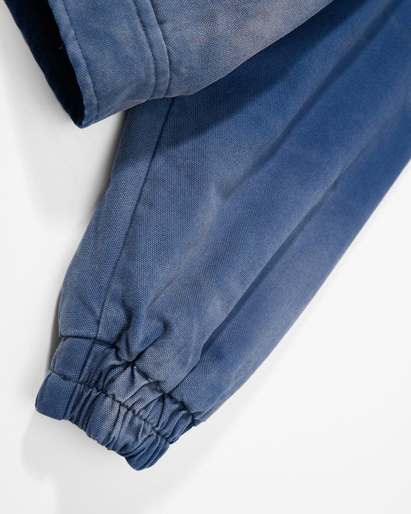 Washed fleece-lined jacket