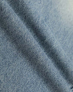 Distressed washed straight jeans