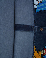 卡通刺綉短袖襯衫