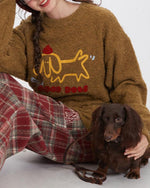 puppy knitted sweater