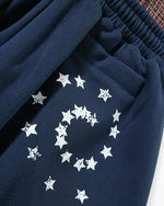 Patchwork Casual Wide-Leg Pants