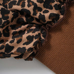 Vintage leopard print skirt