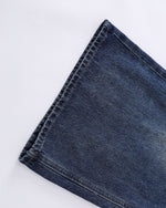 Vintage washed denim shorts