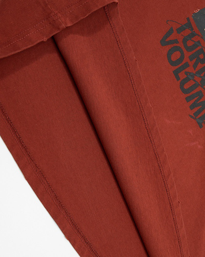 Distressed vintage short-sleeve