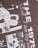 ダメージ加工プリントのカジュアル長袖