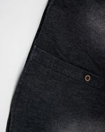 格紋做舊短袖襯衫