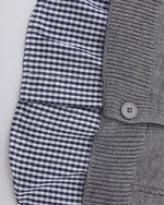 가짜 투피스 스플라이스 커플 스웨터