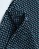 Simple plaid short-sleeved shirt